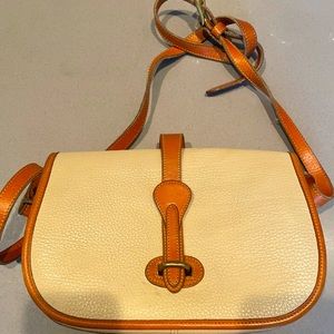 Tan and brown Dooney